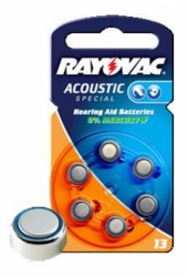 VARTA-RAYOVAC    V 13 Acoustic 6er Blister